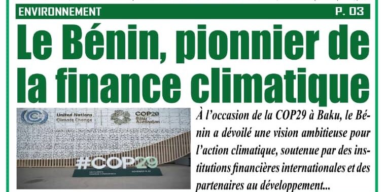 La revue de presse du Bénin du lundi 18 novembre 2024