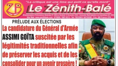 La revue de presse du Mali du vendredi 15 novembre 2024