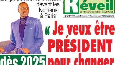 La revue de presse de Côte d’Ivoire du mercredi 27 novembre 2024