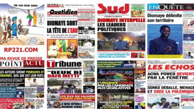 Revue de presse sénégalaise du lundi 04 novembre