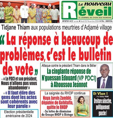 Côte d'Ivoire : la revue de pressedu mardi 06 novembre 2024