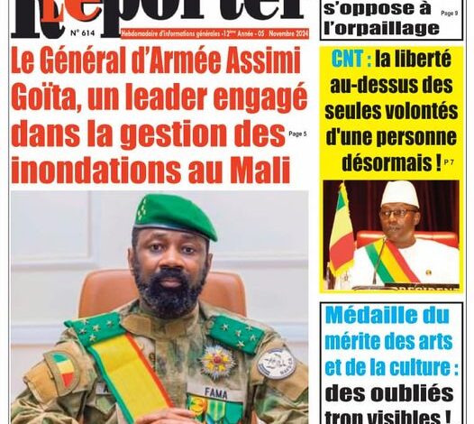 La revue de presse du Mali du mardi 06 novembre 2024