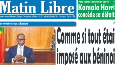 La revue de presse du Bénin du jeudi 07 novembre 2024