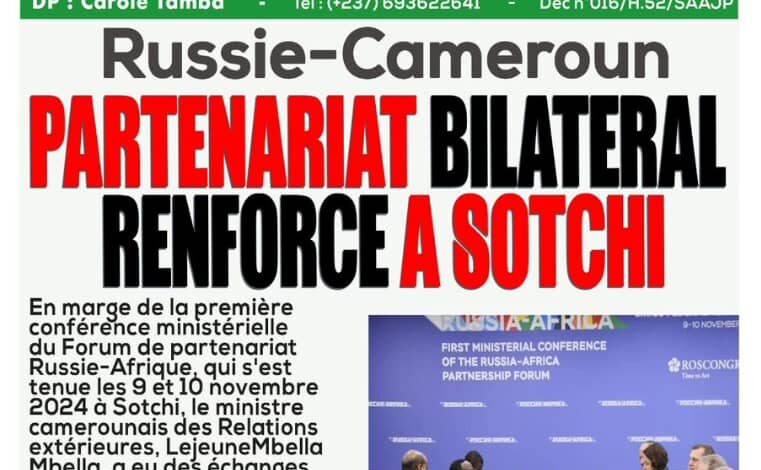 Cameroun : la revue de presse du lundi 11 novembre 2024