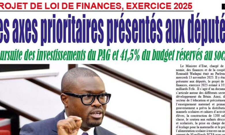 Bénin : la revue de presse du jeudi 14 novembre 2024