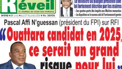 La revue de presse de Côte d'Ivoire du jeudi 21 novembre 2024