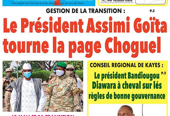 La revue de presse du Mali du jeudi 21 novembre 2024