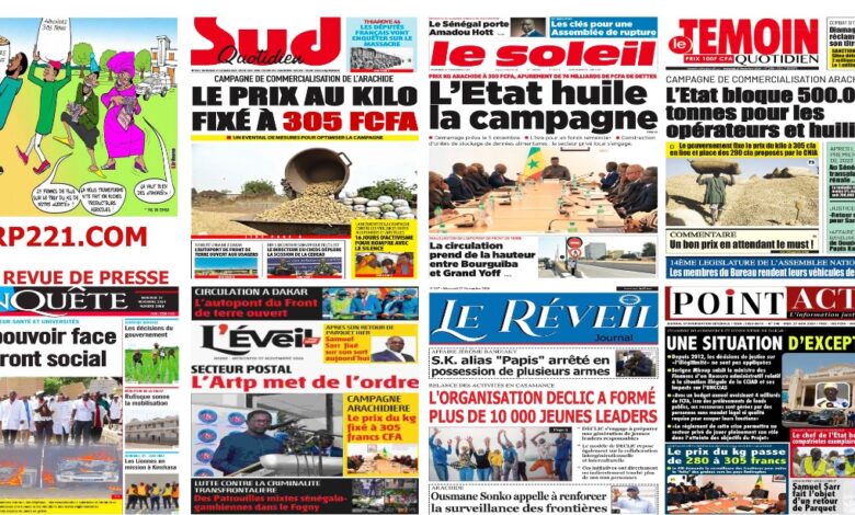 La revue de presse sénégalaise du mercredi 27 novembre 2024