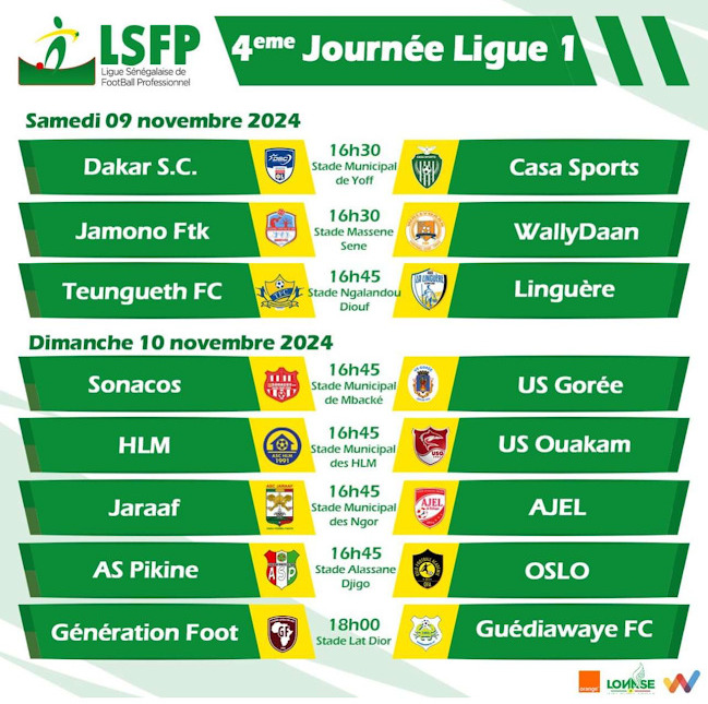 Programme de Ligue 1