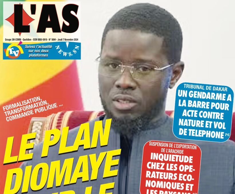 La revue de presse sénégalaise du jeudi 07 novembre 2024