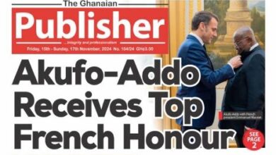 La revue de presse du Ghana du vendredi 15 novembre 2024