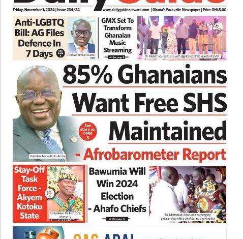 La revue de presse du Ghana du 01 novembre 2024