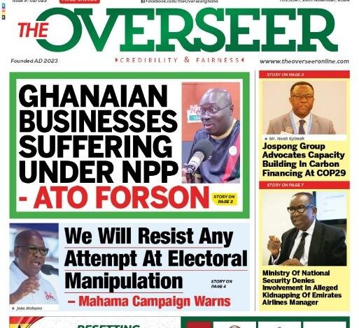 La revue de presse du Ghana du mardi 26 novembre 2024