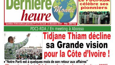 La revue de presse de Côte d’Ivoire du lundi 23 décembre 2024