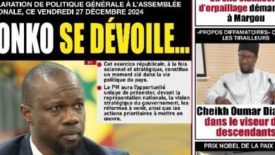 Revue de presse sénégalaise du vendredi 27 décembre 2024