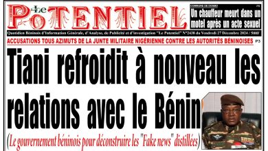 La revue de presse du Bénin du vendredi 27 décembre 2024