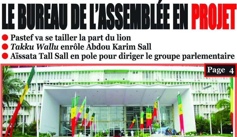 La revue presse sénégalaise du lundi 02 décembre 2024