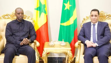 Le Premier ministre Ousmane Sonko en visite en Mauritanie