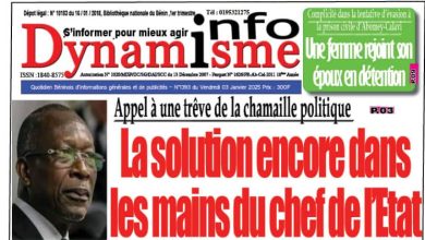 La revue de presse du Bénin du vendredi 03 janvier 2025