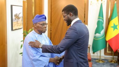 Olusegun Obasanjo reçu par le Président Diomaye