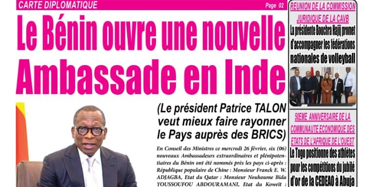 La revue de presse du Bénin du jeudi 27 février 2025