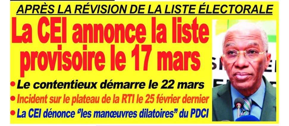 La revue de presse de Côte d'Ivoire du samedi 01 mars 2025