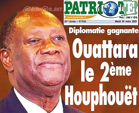 La revue de presse de Côte d'Ivoire du mardi 04 mars 2025