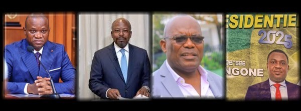 Brice Oligui Nguema et 3 candidats retenus pour la présidentielle gabonaise