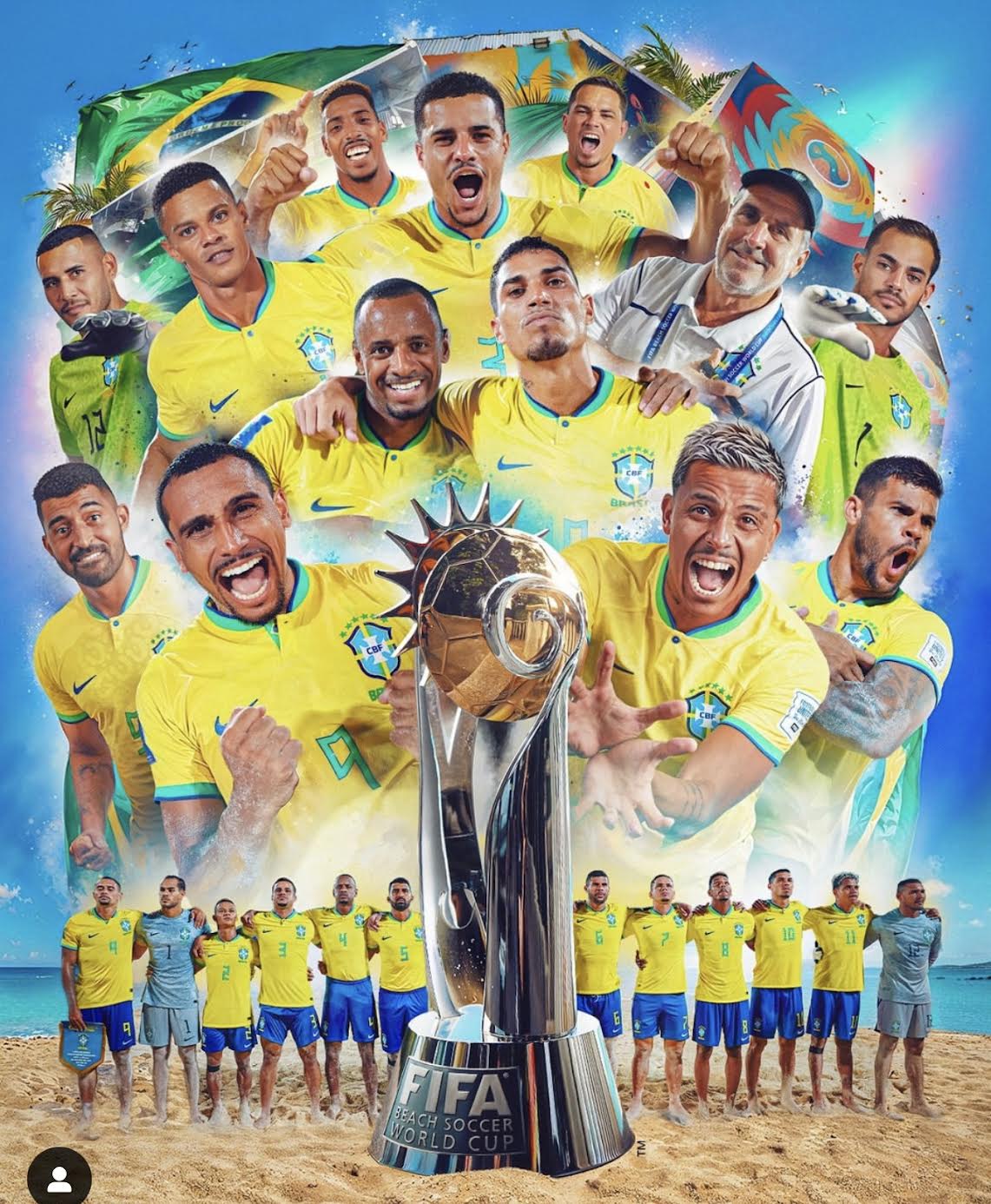 Brésil champion Mondial Beach Soccer