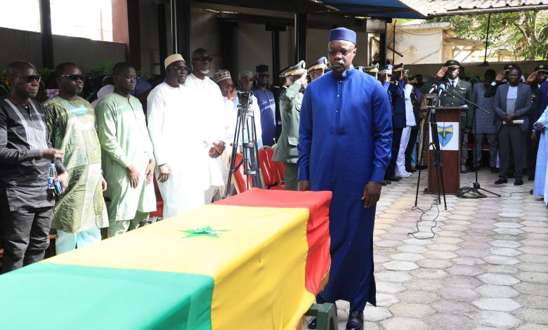 Hommage de la Nation à l'aide de camp du PM Ousmane Sonko