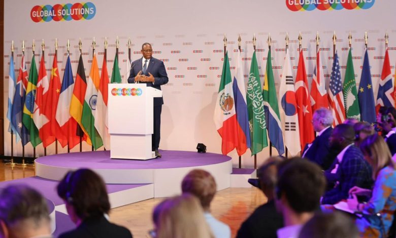Macky Sall a prononcé un discours au Global Solutions Summit à Berlin, en Allemagne, ce mardi 6 mai