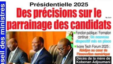 La revue de presse de Côte d’Ivoire du mercredi 08 mai 2025