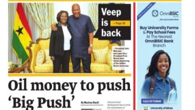 Headlines from Ghana, this Friday, May 23, 2025