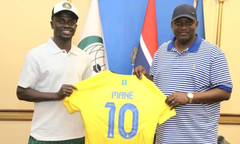 Gambie : Sadio Mané reçu par le Président Adama Barrow