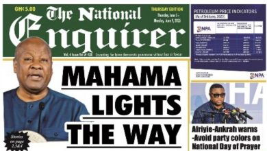 Headlines from Ghana, this Thursday, June 05, 2025