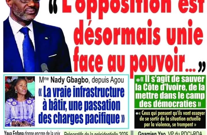 La revue de presse de Côte d'Ivoire du lundi 30 juin 2025