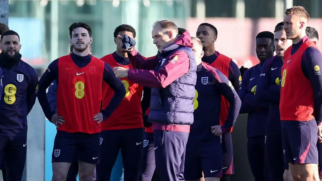 Thomas Tuchel et l'équipe d'Angleterre
