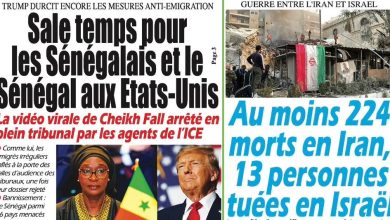 La revue de presse sénégalaise du lundi 16 juin 2025