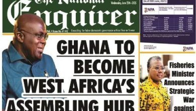 Headlines from Ghana, this Tuesday, June 24, 2025