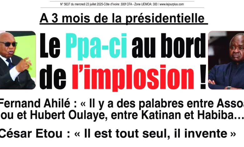 La revue de presse de Côte d'Ivoire du mercredi 23 juillet 2025