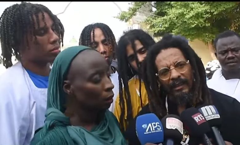 La famille de Bob Marley chez le Khalife Général des Mourides