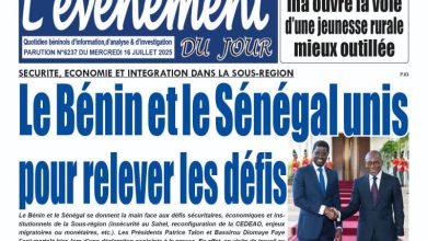 La revue de presse du Bénin du mercredi 16 juillet 2025