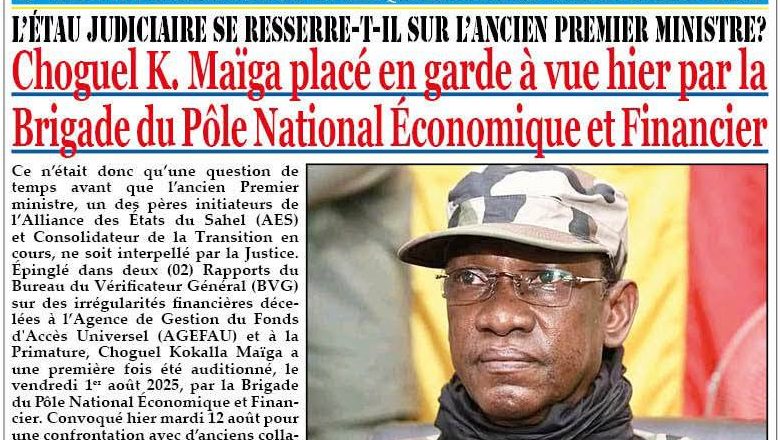 La revue de presse du Mali du mercredi 13 août 2025