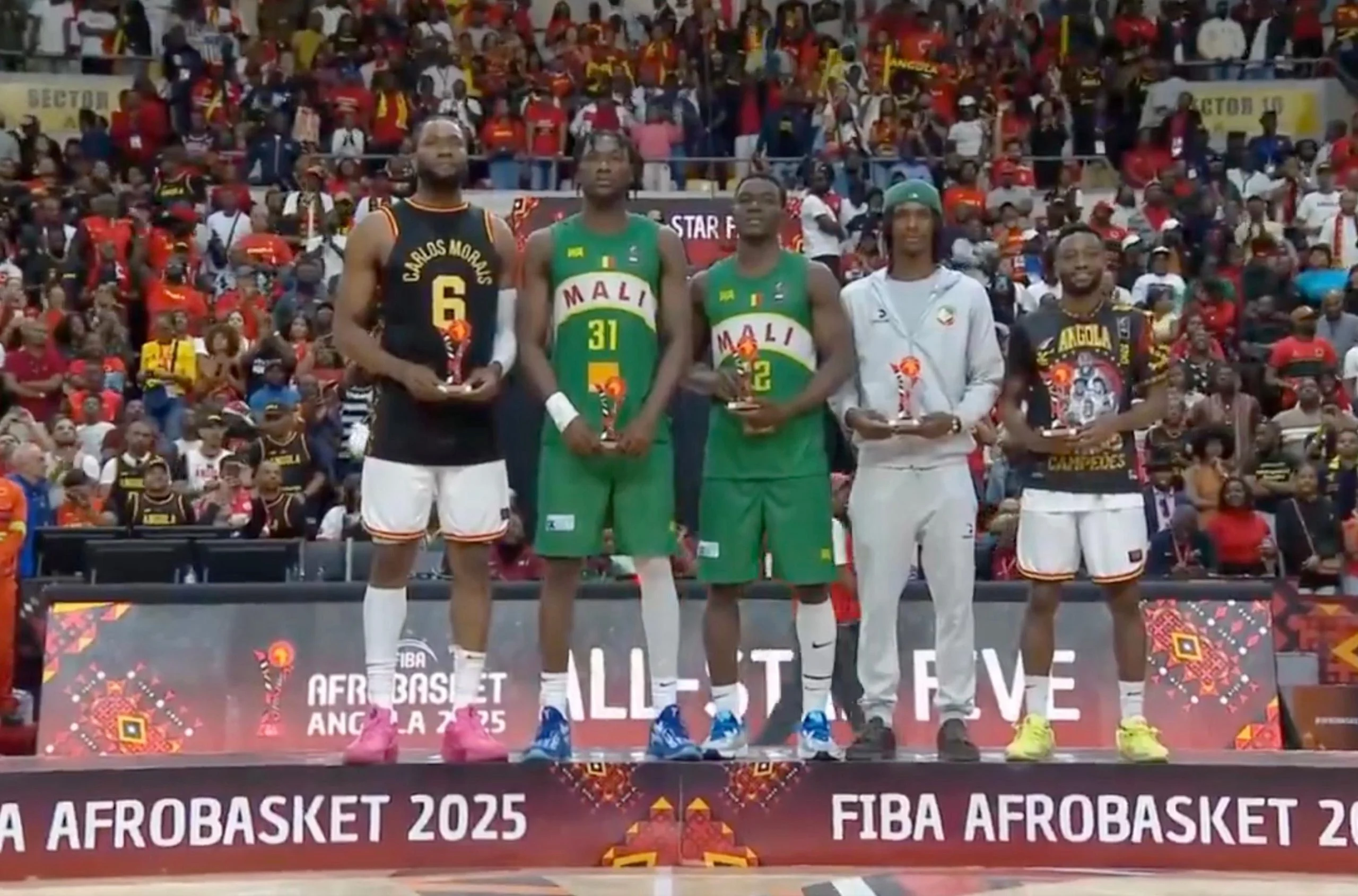 Branco Badio dans le 5 majeur de l'Afrobasket 2025
