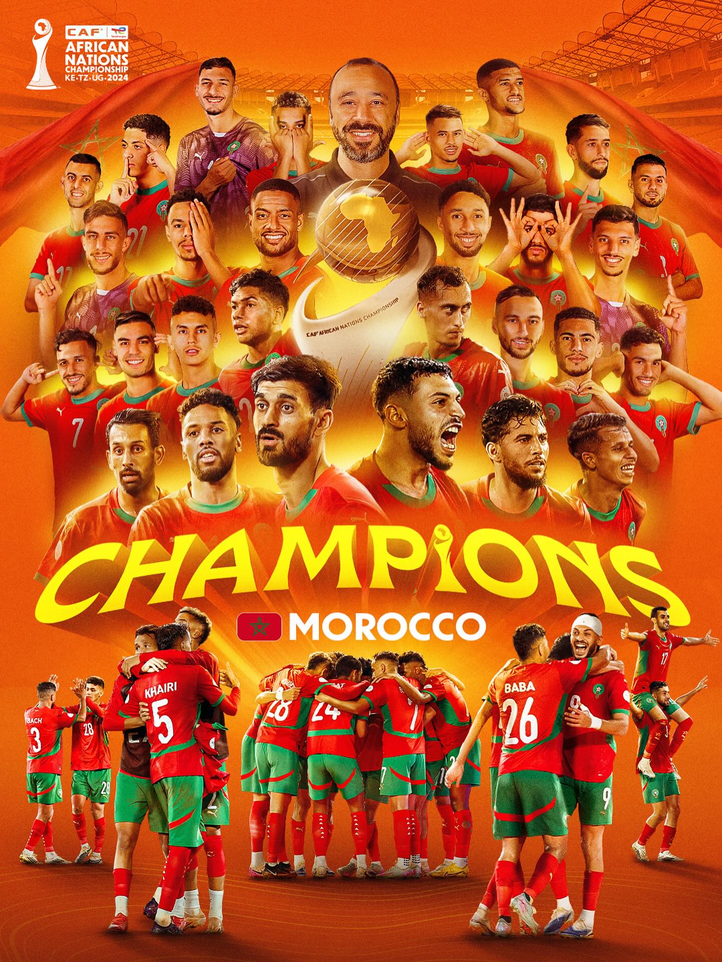 Le Maroc remporte son 3e CHAN