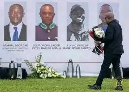 Obsèques nationales au Ghana, pour les victimes du crash d'hélicoptère