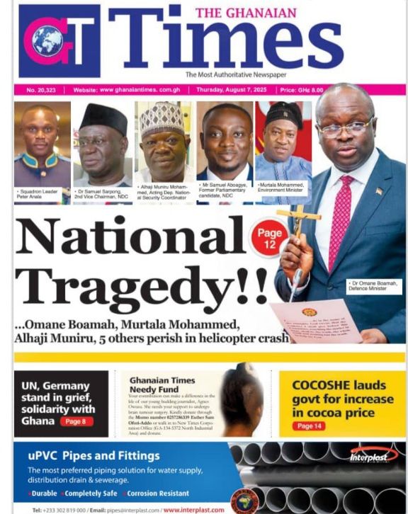GhanNews about the tragedy