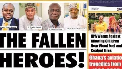 Headlines from Ghana, this Tuesday, August 07, 2025