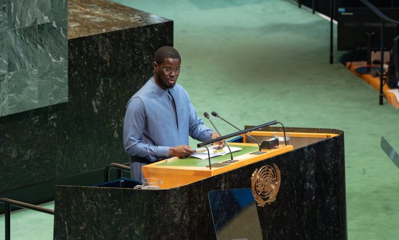 Le message du Président Diomaye aux Nations Unies