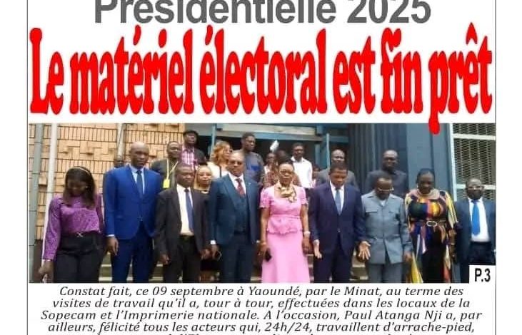 La revue de presse du Cameroun du mercredi 10 septembre 2025